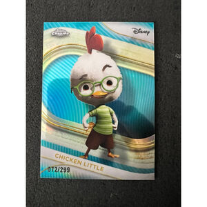 Chicken Little - 2025 Topps Chrome Disney - Teal Refractor #072/299